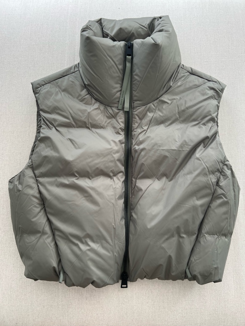 CANADA GOOSE • Spessa Cropped Puffer Vest with High Collar